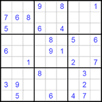 Судоку 9х9 #161 средний Судоку 9х9 #161 средний