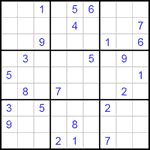 Судоку 9х9 #148 очень трудный Судоку 9х9 #148 очень трудный