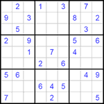Судоку 9х9 #172 средний Судоку 9х9 #172 средний
