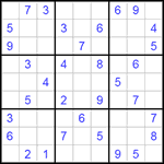 Судоку 9х9 #177 средний Судоку 9х9 #177 средний