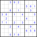 Судоку 9х9 #179 средний Судоку 9х9 #179 средний