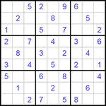 Судоку 9х9 #181 средний Судоку 9х9 #181 средний