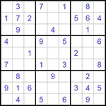 Судоку 9х9 #185 средний Судоку 9х9 #185 средний