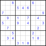 Судоку 9х9 #174 очень трудный Судоку 9х9 #174 очень трудный