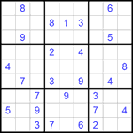 Судоку 9х9 #178 очень трудный Судоку 9х9 #178 очень трудный