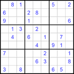 Судоку 9х9 #179 очень трудный Судоку 9х9 #179 очень трудный