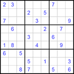 Судоку 9х9 #180 очень трудный Судоку 9х9 #180 очень трудный
