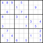 Судоку 9х9 #183 очень трудный Судоку 9х9 #183 очень трудный