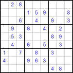 Судоку 9х9 #230 легкий Судоку 9х9 #230 легкий