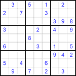 Судоку 9х9 #196 средний Судоку 9х9 #196 средний