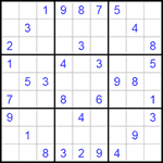 Судоку 9х9 #200 средний Судоку 9х9 #200 средний