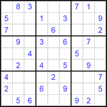 Судоку 9х9 #202 средний Судоку 9х9 #202 средний