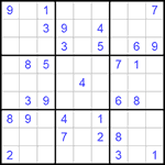Судоку 9х9 #207 средний Судоку 9х9 #207 средний