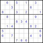 Судоку 9х9 #200 очень трудный Судоку 9х9 #200 очень трудный