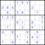 Судоку 9х9 #242 легкий