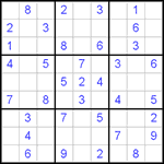 Судоку 9х9 #243 легкий