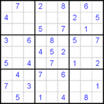 Судоку 9х9 #244 легкий