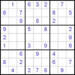 Судоку 9х9 #246 легкий