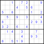 Судоку 9х9 #247 легкий