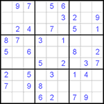 Судоку 9х9 #249 легкий