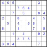 Судоку 9х9 #251 легкий