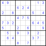 Судоку 9х9 #252 легкий