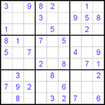 Судоку 9х9 #254 легкий