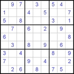 Судоку 9х9 #255 легкий