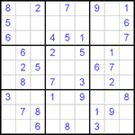 Судоку 9х9 #257 легкий