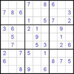 Судоку 9х9 #259 легкий
