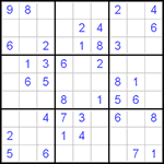 Судоку 9х9 #266 легкий