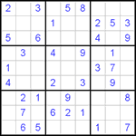 Судоку 9х9 #267 легкий