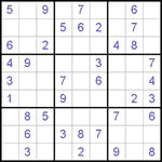 Судоку 9х9 #269 легкий