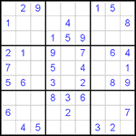 Судоку 9х9 #273 легкий