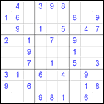 Судоку 9х9 #274 легкий