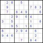 Судоку 9х9 #277 легкий