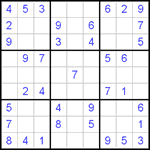 Судоку 9х9 #278 легкий