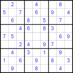Судоку 9х9 #211 средний Судоку 9х9 #211 средний