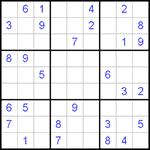 Судоку 9х9 #212 средний