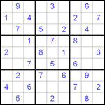 Судоку 9х9 #214 средний