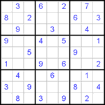 Судоку 9х9 #220 средний