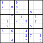 Судоку 9х9 #222 средний