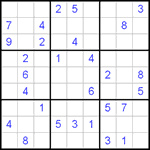 Судоку 9х9 #224 средний