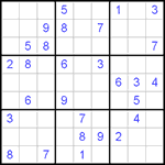 Судоку 9х9 #225 средний