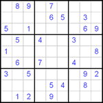 Судоку 9х9 #226 средний