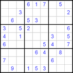 Судоку 9х9 #228 средний