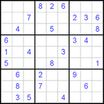 Судоку 9х9 #229 средний