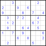 Судоку 9х9 #232 средний