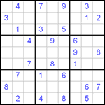 Судоку 9х9 #234 средний