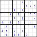 Судоку 9х9 #236 средний